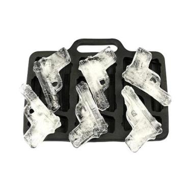 Imagem de Forma De Silicone Para Cubos De Gelo De Fácil Liberação Para Uísque, C