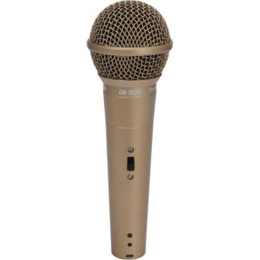 Imagem de Microfone De Mão Dinâmico Ls58 Champanhe Leson