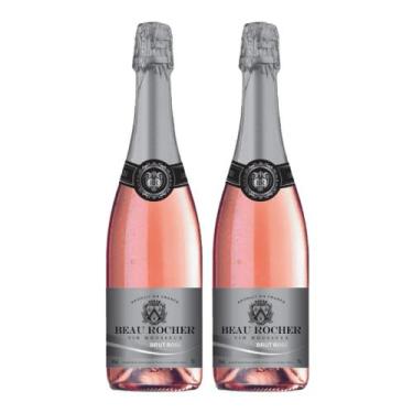 Imagem de Kit 2 Espumantes Beau Rocher Brut Rosé França 750ml