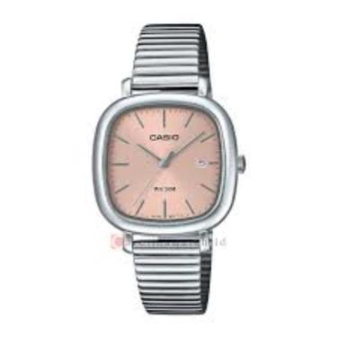 Imagem de Relógio Casio Retangular Aço-Feminino