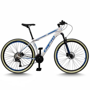 Imagem de Bicicleta Aro 29 Cripto 24 Marchas Freios Disco e Suspensão Pneu Bege-Unissex