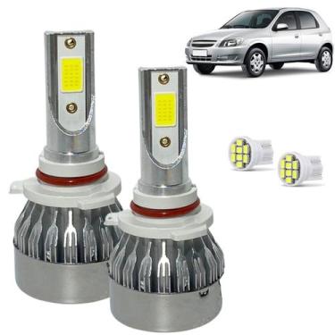 Imagem de Kit Super Led Celta 2006 2007 2008 2009 2010 2011 Farol Milha HB4 2000