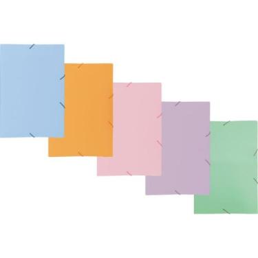 Imagem de Pasta ABA Elastica Plastica Oficio Fosca TONS Pastel (S) PCT.C/10 - AC