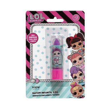 Imagem de Batom Infantil LOL na Cartela - View Cosméticos, Roxo