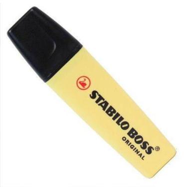 Imagem de Marca Texto Stabilo Boss Pastel, Amarelo Pastel