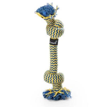Imagem de Brinquedo Mordedor de Corda Osso Mimo Básico para Cães Tamanho P - PP1