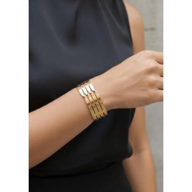 Imagem de Bracelete Atena em Aço Banhado - SOS Presentes