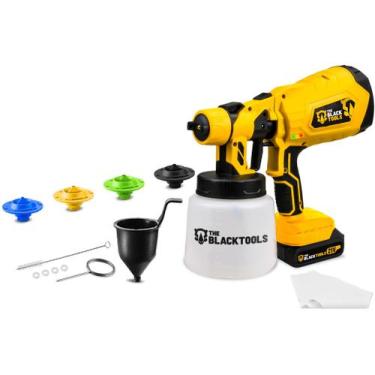 Imagem de Pistola De Pintura Pulverizadora Portátil Hvlp Tinta 1000ml 5 Bicos 21