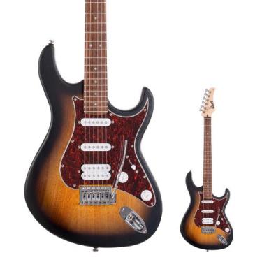Imagem de Guitarra Strato HSS Cort G110 Open Pore Sunburst