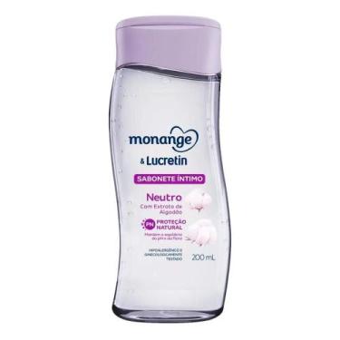 Imagem de Sabonete íntimo líquido monange e lucretin neutro 200ml