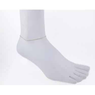 Imagem de Tornozeleira Tijolinho 25 Cm Ouro 18k 750 Certificado Garant - JOIE JO