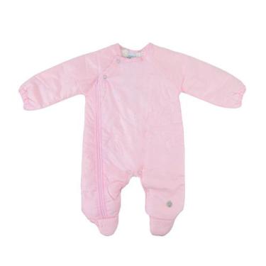 Imagem de Macacão Infantil Feminino Sonho Mágico Longo Bordado Rosa - 131871, P