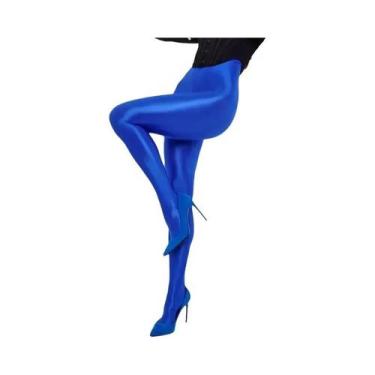 Imagem de Meias Calças Femininas De Cintura Alta, Super Elásticas, Casuais, Para