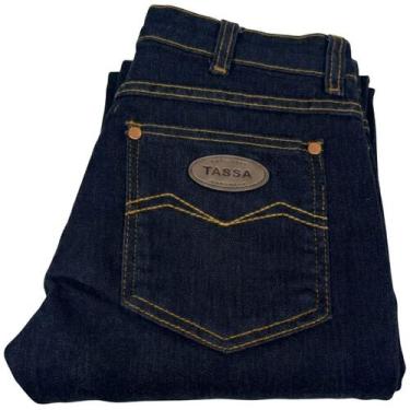 Imagem de Calça Tassa Infantil Masculina Tradicional Elastano Cowboy, Azul, Escu