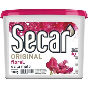 Imagem de Desumidificador Secar Original Floral 180g Absorve Umidade Previne Mofo Perfume Floral Compacto para Armários Soin