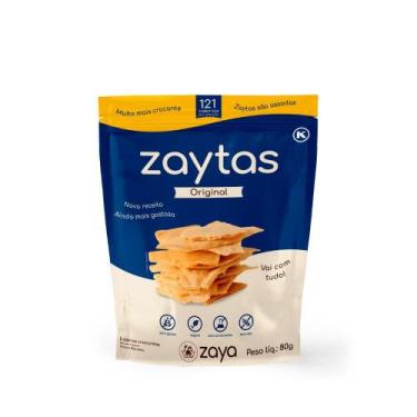 Imagem de Snack Lascas Zaytas Original Zaya 80G