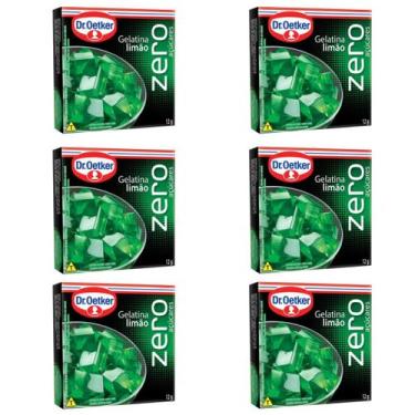 Imagem de Kit 6 Gelatina Zero 12g cada - sabores - Dr. Oetker