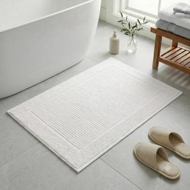 Imagem de Toalha de Piso Loft Algodão 50x70cm 600 g por m² Appel, Branca