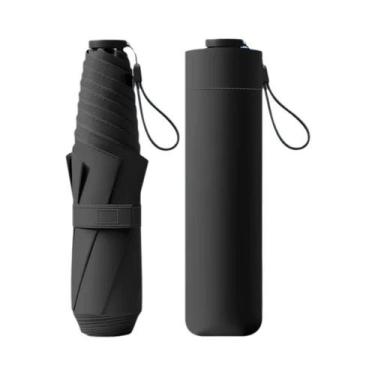 Imagem de Guarda-chuva Japonês Ultra-leve De 125g, Dobrável Em 3 Partes, Com 6 V
