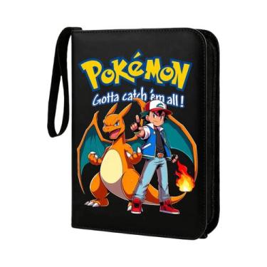 Imagem de Fichário Com Zíper Charizard Pokémon Para 400 Cartas De Jogo, Protetor