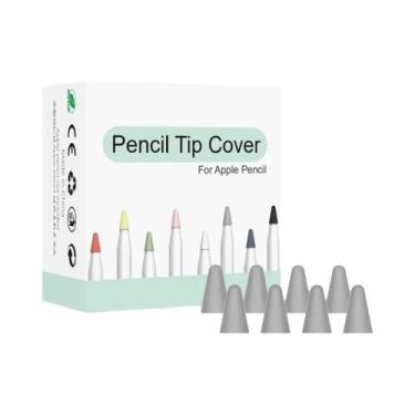 Imagem de Capa De Silicone Para Ponta De Caneta Apple Pencil pro 3 2 1 USB C 2ª 