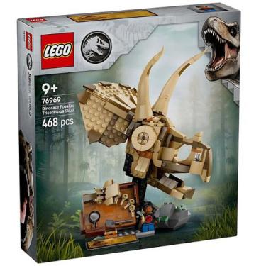 Imagem de Lego Jurassic World Fóssil Crânio Triceratops 76969