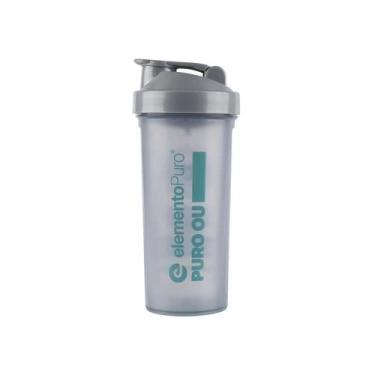 Imagem de Coqueteleira Pense como Atleta (600ml) - Cor: Cinza - Elemento Puro