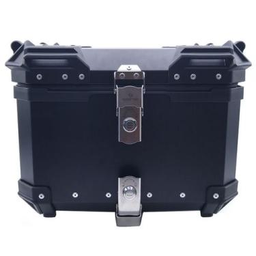 Imagem de Bau Moto Bauleto Universal 45 Litros Com Base Traseiro - Navetec, Pret