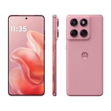 Imagem de Smartphone Motorola Edge 60 Fusion 256GB Rosa 5G 8GB RAM 6,7" Câm. Dup