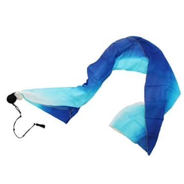 Imagem de shamjina Cachecol 200 * 70 Cm para Dança Do Ventre, Véu, Poi, Adereços de de Dança de, Azul Turquesa