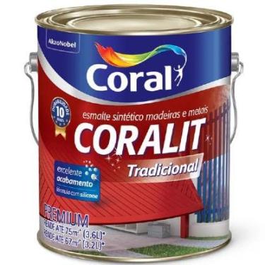 Imagem de Esmalte Sintetico Brilhante 3,6L Areia Coralit