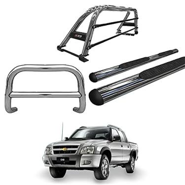 Imagem de Kit Quebra Mato+Sant Ant Duplo+Est Oval-S10 94/2011 Cromo CD