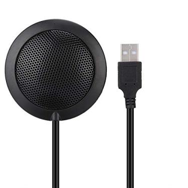 Imagem de Microfone PC USB, microfone de conferência MIC omnidirecional com cabo de 2 m para desktop/laptop/computador, etc