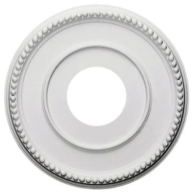 Imagem de Medalhão de teto Ekena Millwork CM12BRGOS Bradford, 12 1/2OD x 3 7/8" ID x 3/4" P (serve em toldos até 6 5/8"), pintado à mão em carvalho dourado