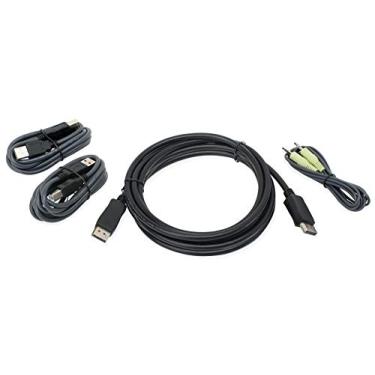 Imagem de IOGEAR Kit de cabos DisplayPort USB KVM com áudio (TAA) (G2L903UTAA3)