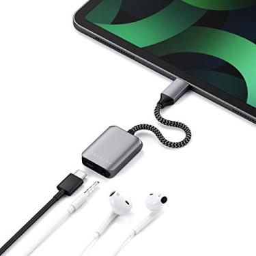 Imagem de Satechi Adaptador de Áudio USB-C PD - Jack de 3.5mm e Carga PD 3.0 - Para M2/ M1 MacBook Pro/Air, M2/ M1 iPad Pro/Air, M2 Mac Mini, iMac M1 e mais
