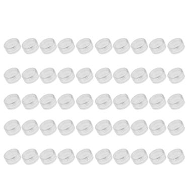 Imagem de GZYF 50 pçs frascos de cosméticos transparentes redondos frascos de bálsamo de loção com tampas, 2g