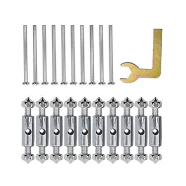 Imagem de 21 unidades/conjunto kit de haste de suporte de parafusos de cassete, ferramenta de, de fixação ajustável resistente à ferrugem para, 118 Tipo de Metal