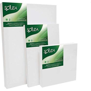 Imagem de Tela Para Pintura 50X70Cm. Tecido Com Mold.Madeira - Pacote Com 2, Souza, 8117, Multicor