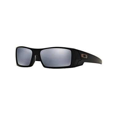 Imagem de Oakley GASCAN OO9014 Óculos de sol para homens + conjunto de acessórios do grupo de visão, Preto fosco/preto irídio polarizado (12-856), 61mm