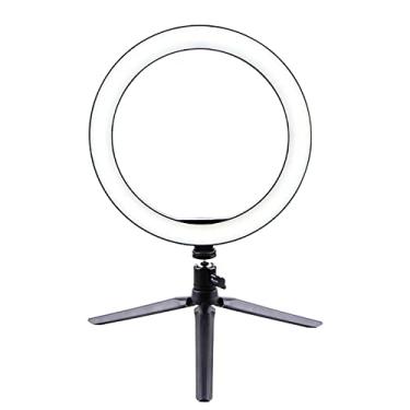 Imagem de Domary Luz do anel, 260MM LED Ring Light Luz de preenchimento Fotografia LED Selfie Light Regulável Câmera Telefone Lâmpada com Mesa Tripés Alimentado por USB para Transmissão Ao Vivo/Maquiagem