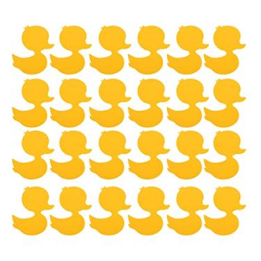 Imagem de LUOZZY Adesivos antiderrapantes para banheira com decalques antiderrapantes adesivos de segurança para banheira tema de pato para escadas de chuveiro - amarelo