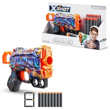 Imagem de X-Shot - Skins - Menace - 8 Dardos - Spray Tag