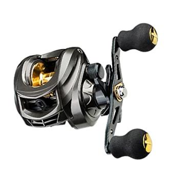 Imagem de Newmind Molinete de pesca para isca super compacto, Max 8 kg de fibra de carbono, Sistema de freio magnético carretel de isca de baixo perfil - Mão direita