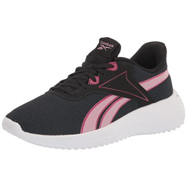 Imagem de Reebok Women's Lite 3.0 Running Shoe, Black/Infused Lilac/White, 7 US Women