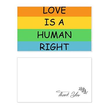 Imagem de Bandeira gay lésbica arco-íris LGBT cartão de agradecimento papel de aniversário saudação casamento apreciação