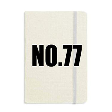 Imagem de Lucky No.77 Número Nome Notebook Capa Rígida Diário Clássico A5 Presente