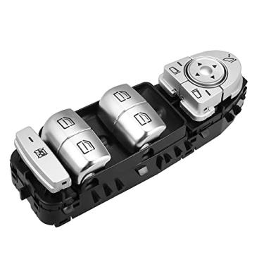 Imagem de X AUTOHAUX 2059056811 Carro Master Power Window Switch Driver Side para Mercedes-Benz GLC300 C350e C63 AMG 2016-2018 Preto