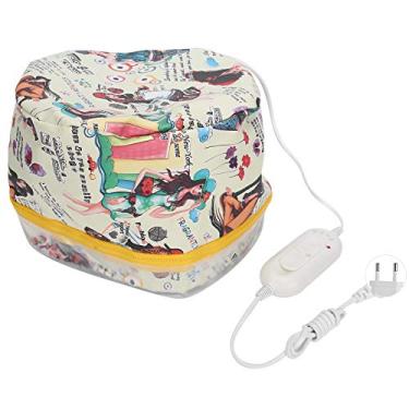 Imagem de Chapéu para tratamento de cabelos com isolamento à prova d'água, touca para cabelo, uso em salão de beleza para tratamento com óleo e uso diário(220V, European standard)