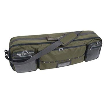 Imagem de Mochila de pesca Bolsa para equipamentos de pesca ao ar livre de alta capacidade removível para varas de pesca Bolsa de armazenamento para varas de pesca Rede de pouso e suporte para varas
